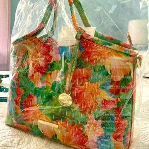 New in plastic with tags Brahmin Small Elaine in Taffy